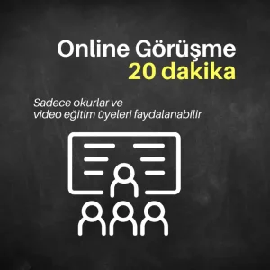 20 DAKİKA ONLINE GÖRÜŞME